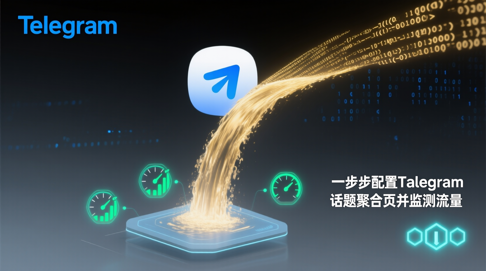 一步步配置Telegram话题聚合页并监测流量