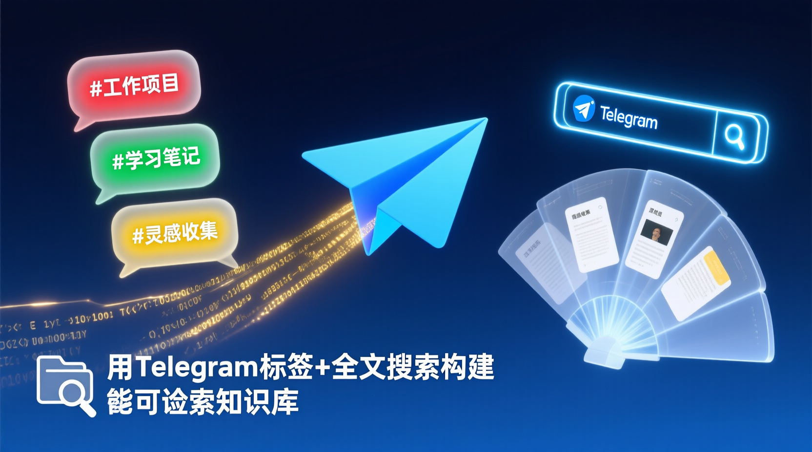 问题解决型:收藏夹信息堆积难查找?用Telegram标签+全文搜索构建可检索知识库